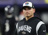 Baltimore Ravens defensive coordinator Mike McDonald